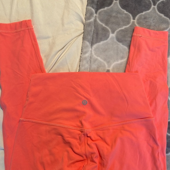 Lululemon Align High-Waist Coral Active Leggings Size 6 - Picture 3 of 4
